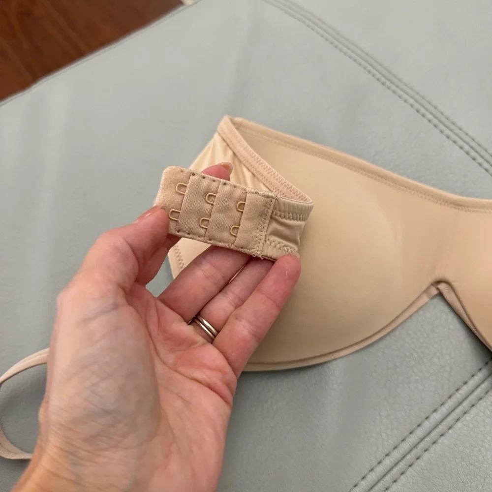 H7‎ Aerie Real Happy Wireless Plunge V-Neck Bra Lounge Comfort Pink - Picture 6 of 6